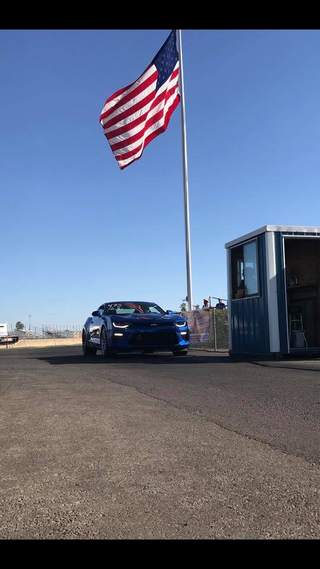 Illustration for article titled The Camaro is rocking at the drag strip!